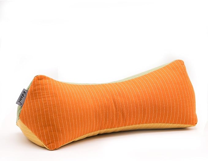 Buckwheat Cervical Neck Roll Pillow, Adjustable Firm Support for Neck Pain Relief, 15.7x6 Inch Buckwheat Hull Pillow for Back Side Sleepers