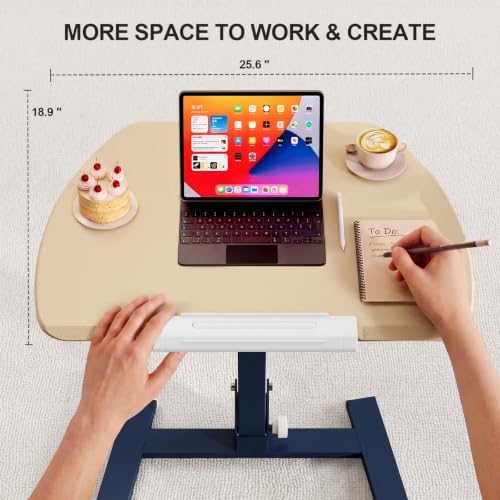 ROMOON Foldable Standing Desk, No-Assembly Height Adjustable Portable Desk