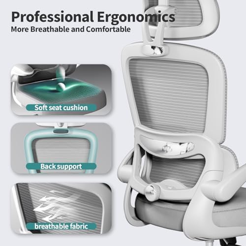 TRALT Office Chair Ergonomic Desk Chair - Gaming Chair with Lumbar Support