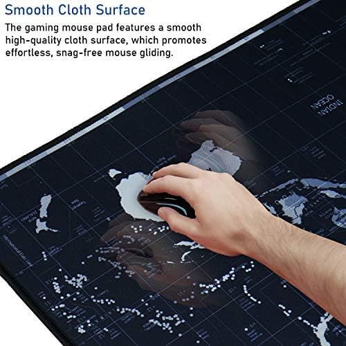 Gaming Mouse Pad, Non-Slip Spill-Resistant Large Extended Desk Mouse Pad