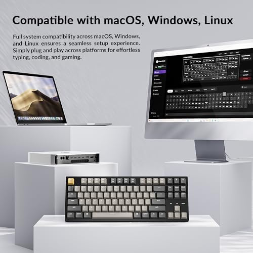 Keychron C1 Pro TKL Custom Wired Mechanical Keyboard, RGB Backlight