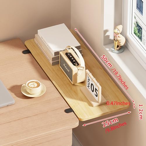 Desk Extender Tray, Wood Color, 19.7"*9.8"*0.5"