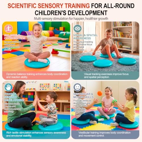 Amylove Wiggle Seat Inflated Wobble Cushion for Sensory Kid