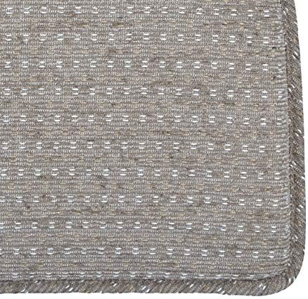Klear Vu Raindrop The Gripper Non Slip Chair Cushions, Soft & Comfortable Seat Pad, Sitting Pillow for Kitchen, Dining or Office, 4 Count (Pack of 1), Dove