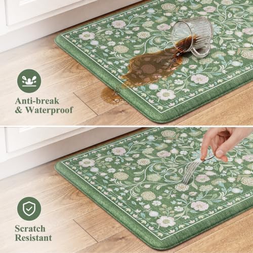 KIMODE Kitchen Mats for Floor Cushioned Anti Fatigue,Kitchen Rugs Non Slip