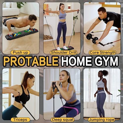 Push Up Board,Foldable Pushup Board for Man,Portable 30 in 1 Push Up Bar