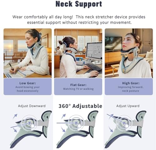 Adjustable Neck Stretcher for Pain Relief - Green