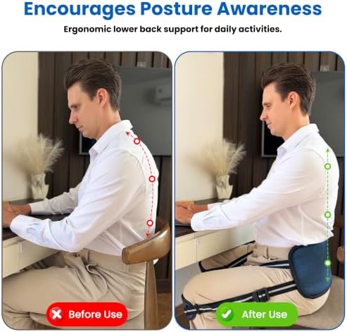 Portable Computer Chair Posture Corrector For Sitting At Desk - Home&Travel