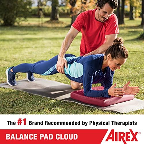 AIREX Balance Pad – Stability Trainer for Balance, Stretching, Physical Therapy, Exercise, Mobility, Rehabilitation and Core Training Non-Slip Closed Cell Foam Premium Balance Pad