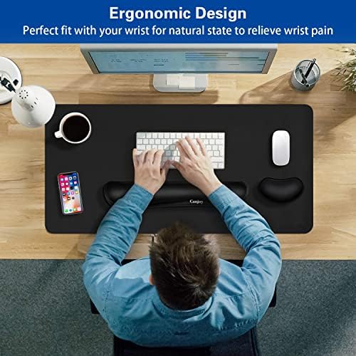 Keyboard Wrist Rest, Canjoy Ergonomic Wrist Rest Cushion Support Pad