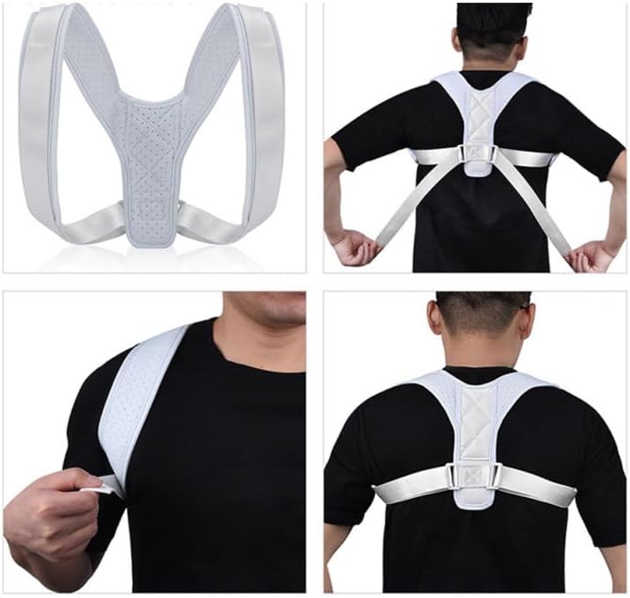 FOMIYES Breathable Posture Corrector Back Brace Back Support Brace for Hunchback Correction Adjustable Posture Correction Belt