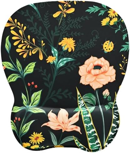 EooCoo Ergonomic Mouse Pad with Wrist Rest, Memory Foam Support Mousepad