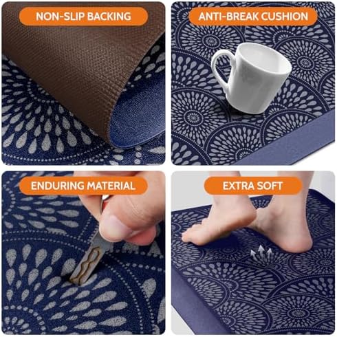 Mattitude 4/5 Inch Kitchen Mat, Waterproof Non-Slip Standing Mats and Rugs