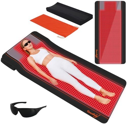 Gracekey FSA Eligible HSA 72.8"x35.4" Red Light Therapy Mat Full Body