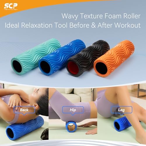 SUBCULTUREPICK Medium Density Foam Roller for Deep Tissue Muscle Massage