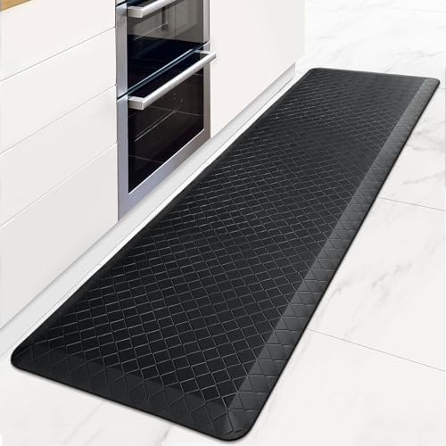 HappyTrends Kitchen Floor Mat - 4/5 Inch Thick Anti-Fatigue Kitchen Rug