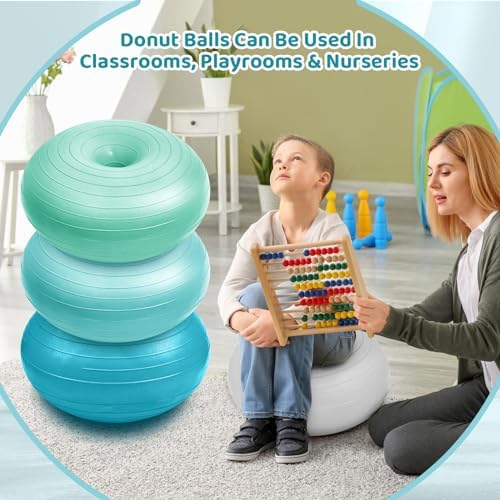 Lewtemi 4 Pcs Flexible Seating for Classroom Elementary 20'', Trendy Color