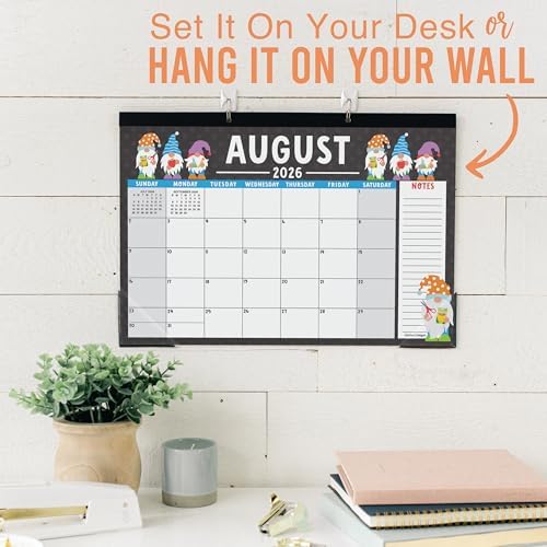 Large Desk Calendar 2026 - Desktop Calendar 2026-2027