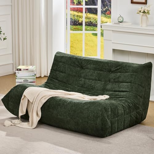 Hobestluk Large Bean Bag Chairs for Adults Fireside BeanBag Couch Togo Sofa
