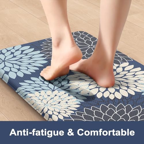 KIMODE Anti Fatigue Kitchen Mats for Floor Cushioned Kitchen Runner Rugs