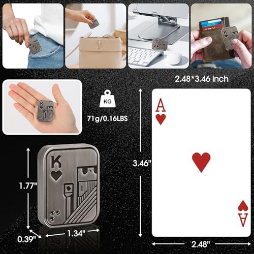Fidget Slider, Poker Push Card, Fidget Toys Adults, Fidget Clicker