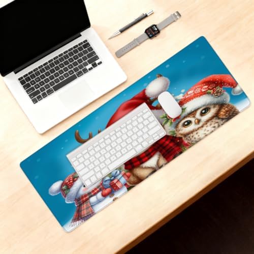Christmas Large Mouse Pad Non-Slip Rubber Long Gaming Desk Mat
