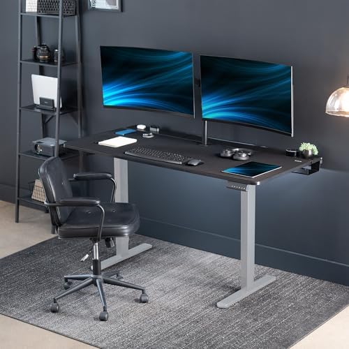VIVO Black 60 x 30 in Standing Desk, DESK-KIT-E2G-P3B