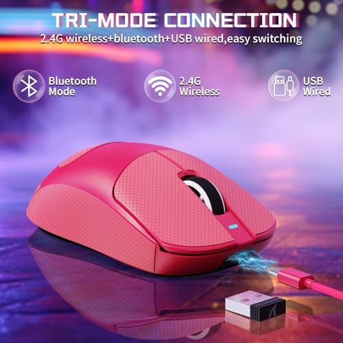 ATTACK SHARK X8 SE Tri-Mode Wireless Gaming Mouse Ergonomic 59g Lightweight