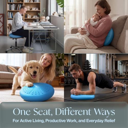 Tumaz Wobble Cushion Wiggle Seat Core Balance Disc with Pump