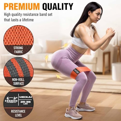 Fabric Resistance Bands for Working Out