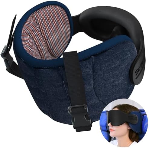 SARISUN Travel Pillows for Airplanes, Stable Head Support, Travel Essential