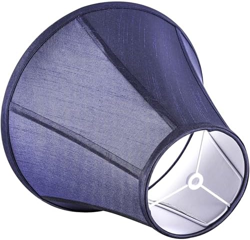 GO&SO Blue Bell Lamp Shade, 6" Top x 13" Bottom x 9.8" High