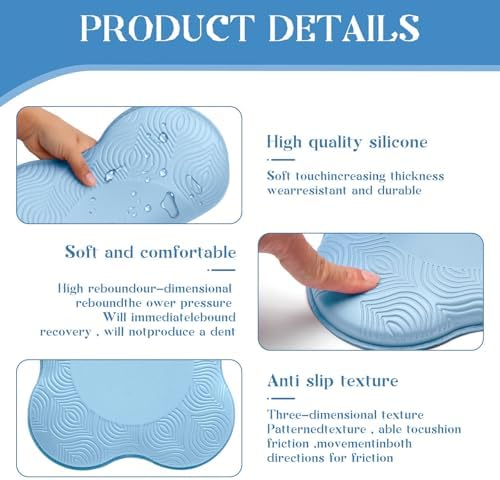 2-4 Pack Yoga Knee Pads, TPE Cushion for Pilates Exercise