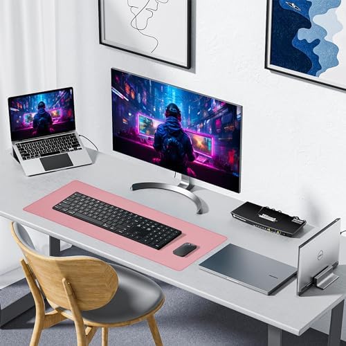 ALOANES Non-Slip Extended Mouse Pad Office&Home Desk Mat Stitched Edge