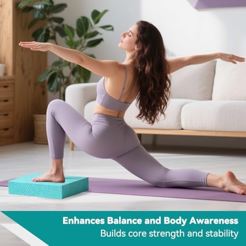 Large Thick Balance Pad Non-Slip Stability Trainer Yoga & Pilates