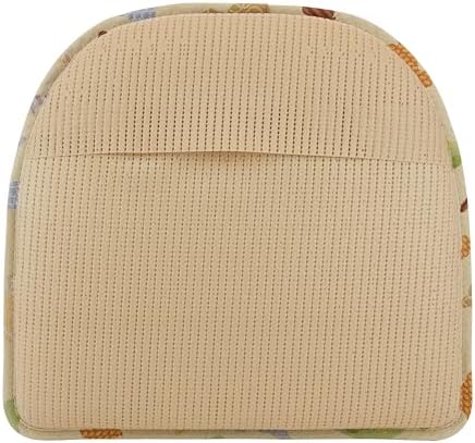 Klear Vu Raindrop The Gripper Non Slip Chair Cushions, Soft & Comfortable Seat Pad, Sitting Pillow for Kitchen, Dining or Office, 2 Count (Pack of 1), Scottie Dogs