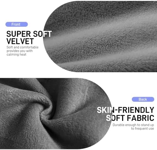 Microwave Heating Pad for Pain Relief, 8 x 18 Grey