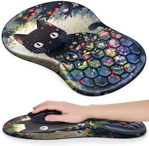 Mouse Pad with Wrist Rest, Canjoy Ergonomic Wrist Support with Massage