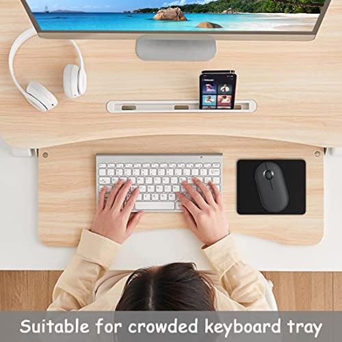 Dapesuom Small Mouse Pad, 5 x 6 Inch Thick Rubber Premium-Textured Non-Slip Portable & Washable Mini Mouse Mat for Women Men Wireless Laptops Keyboard Tray Gaming Work Computer Travel, Jet Black