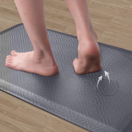 Anti-Fatigue Kitchen Mats for Floor Standing and Comfort Desk Mats 17"x28"