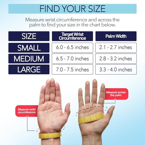 Dr. Arthritis Compression Arthritis Glove Set of 3 with Wrist Brace, Comfortable Fingerless Carpal Tunnel Hand Gloves for Women Night Support, Pain Relief for Rheumatoid Arthritis, Work, Typing - Medium