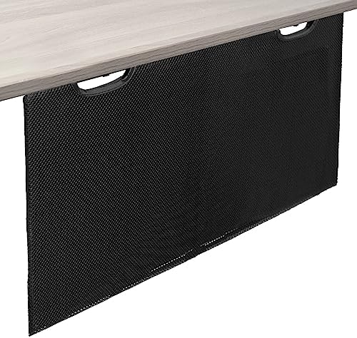 VIVO Black Under Desk 30 in Cable Management Sleeve, DESK-SKIRT-30