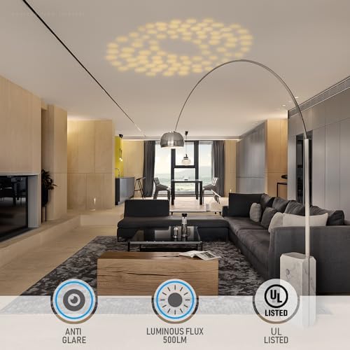 TORCHSTAR 4-Pack A19 Dimmable Half Chrome Light Bulb UL Listed 2700K Silver
