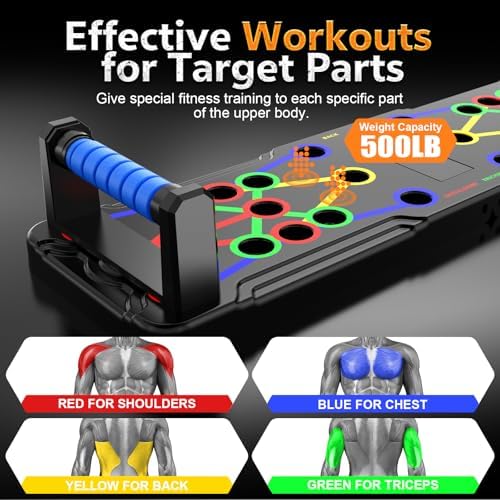 Push Up Board,Foldable Pushup Board for Man,Portable 30 in 1 Push Up Bar