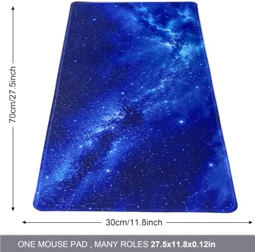 Noise Reduction Large Mouse Pad-70x30 Bluesky