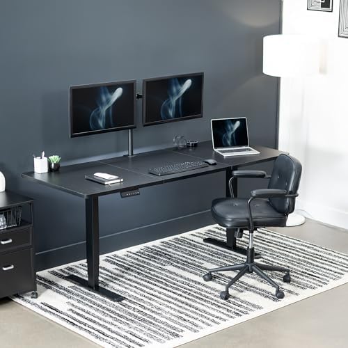 VIVO Black 71 x 30 in Standing Desk, DESK-KIT-2B7B