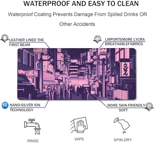 Large Mouse Pad Office Desk Pad Gaming, Kyoto