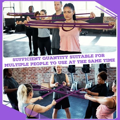 Foilswirl 8 Pcs Resistance Bands for Working Out