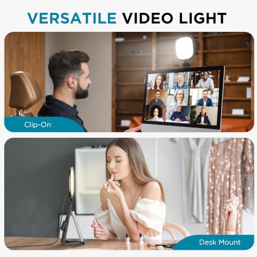 InnoGear Ring Light with Stand for Desk Computer Selfie 120 LED 50 Modes