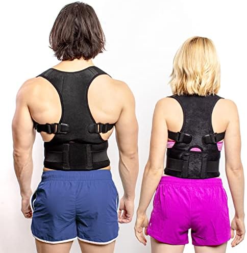 FlexGuard Posture Corrector for Women and Men - Back Brace for Posture, Adjustable Back Support Straightener Shoulder Posture Support for Pain Relief, Body Correction, X-Large